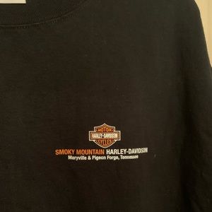 Harley Davidson Orange Dragon T-Shirt